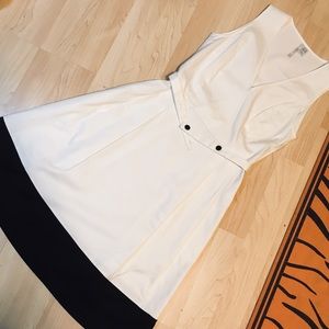 Knee length fabric dress